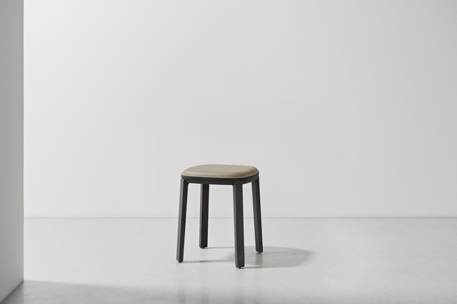 Collette Low Stool With Cushion