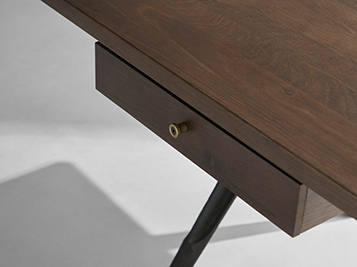 Compass Desk Double Drawer
